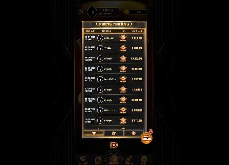 Hũ thưởng bắn cá lớn